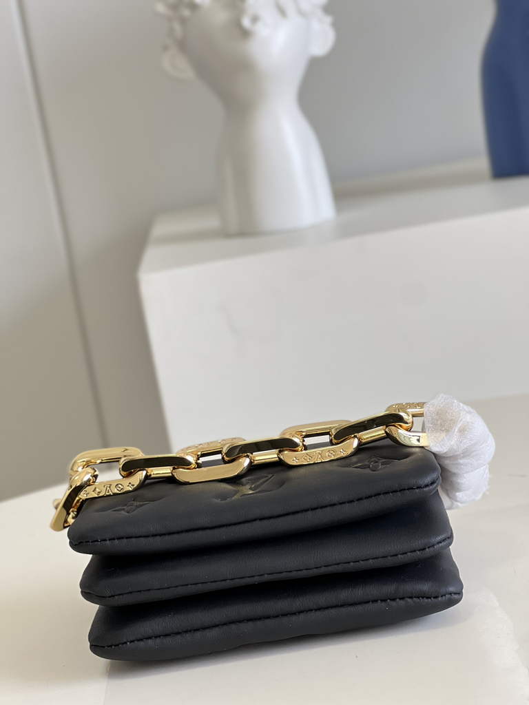 Louis Vuitton M81125 Beltbag Coussin Handbag Calfskin Leather Black - Default Title - View 4
