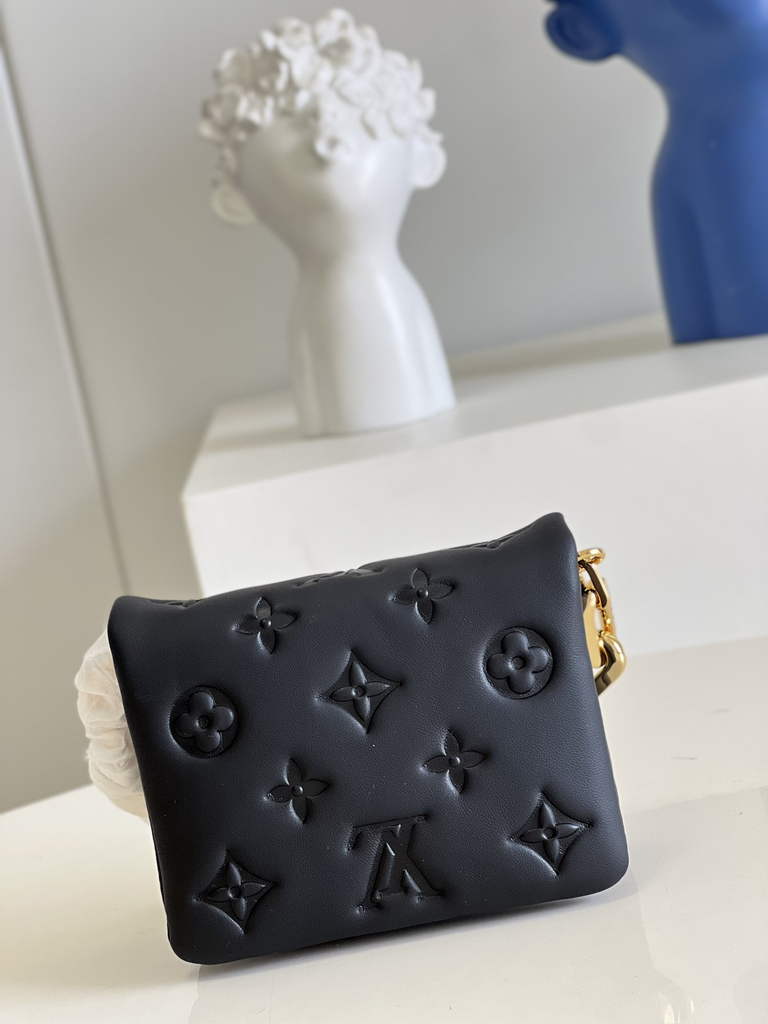 Louis Vuitton M81125 Beltbag Coussin Handbag Calfskin Leather Black - Default Title - View 5
