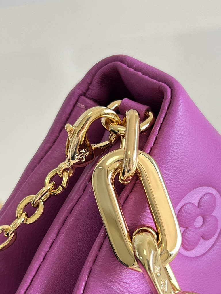Louis Vuitton M81127 Beltbag Coussin Handbag Calfskin Leather Purple - Default Title - View 7