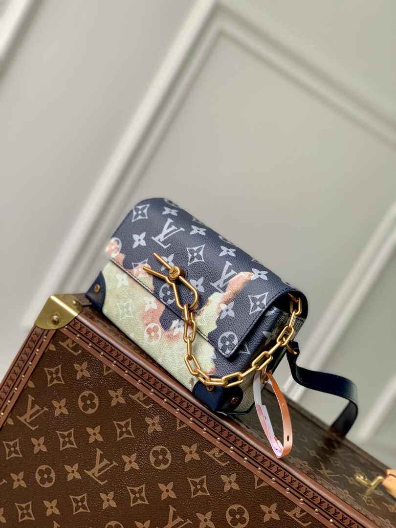 Louis Vuitton M81783 Steamer Wearable Wallet Blue