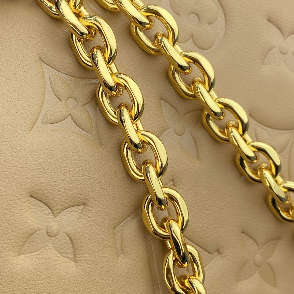 Louis Vuitton M80818 Pochette Coussin Bag Calfskin M80742 Dark Beige - Default Title - View 7