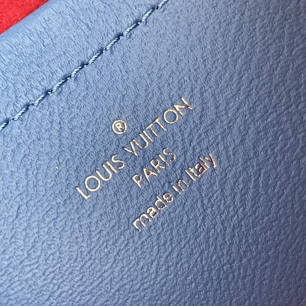 Louis Vuitton M80743 Pochette Coussin Handbag Calfskin M80742 Dark Blue - Default Title - View 8