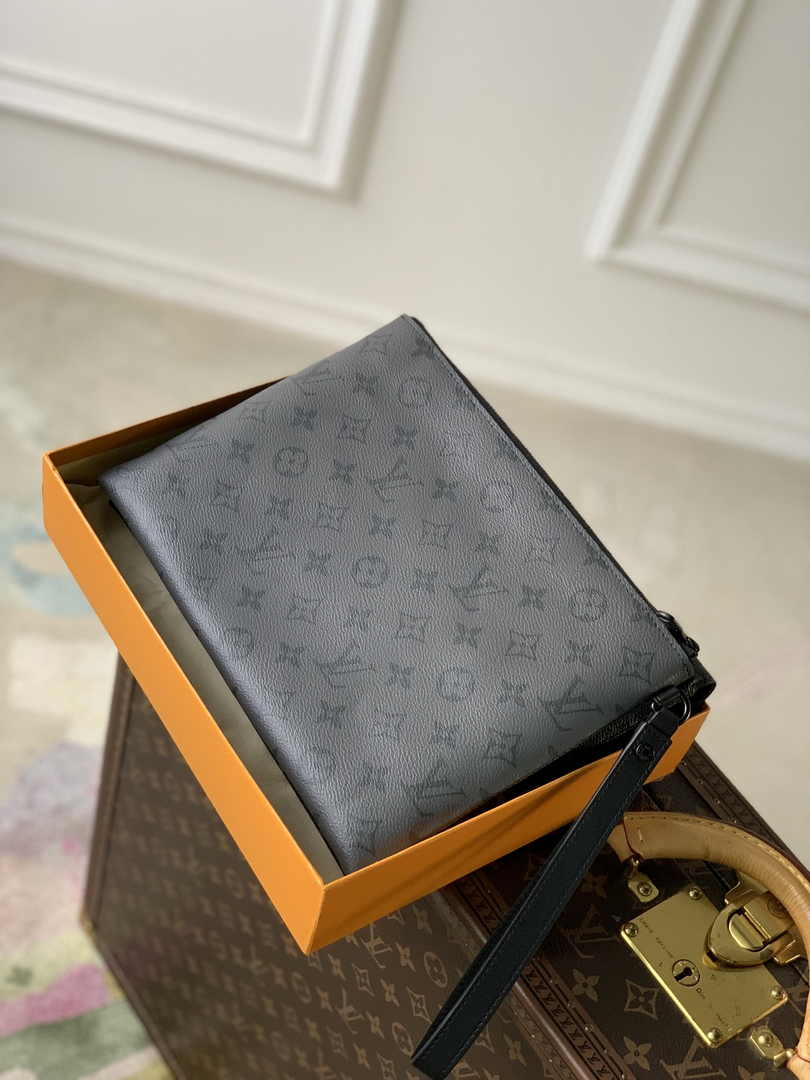 Louis Vuitton M82598 Pochette S-Lock Monogram Eclipse