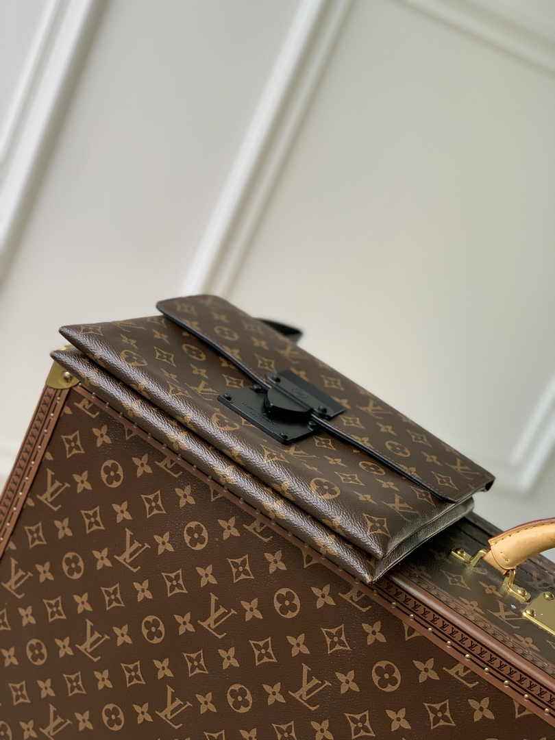 Louis Vuitton M82598 Pochette S-Lock Monogram Canvas