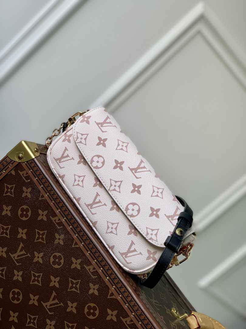 Louis Vuitton M83091 Wallet on Chain Ivy Beige Monogram Canvas - Default Title - View 4