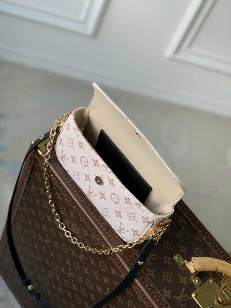 Louis Vuitton M83091 Wallet on Chain Ivy Beige Monogram Canvas - Default Title - View 8