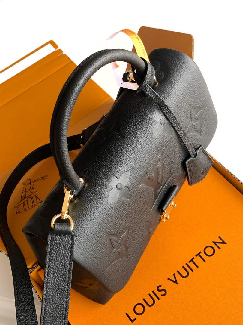 Louis Vuitton Madeleine MM Bag, M45976 Black Cowhide Leather - Default Title - View 5
