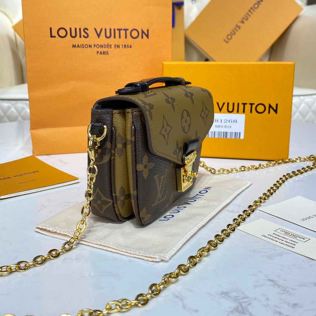 Louis Vuitton Micro Métis Bag M81267 Monogram Yellow - Default Title - View 3