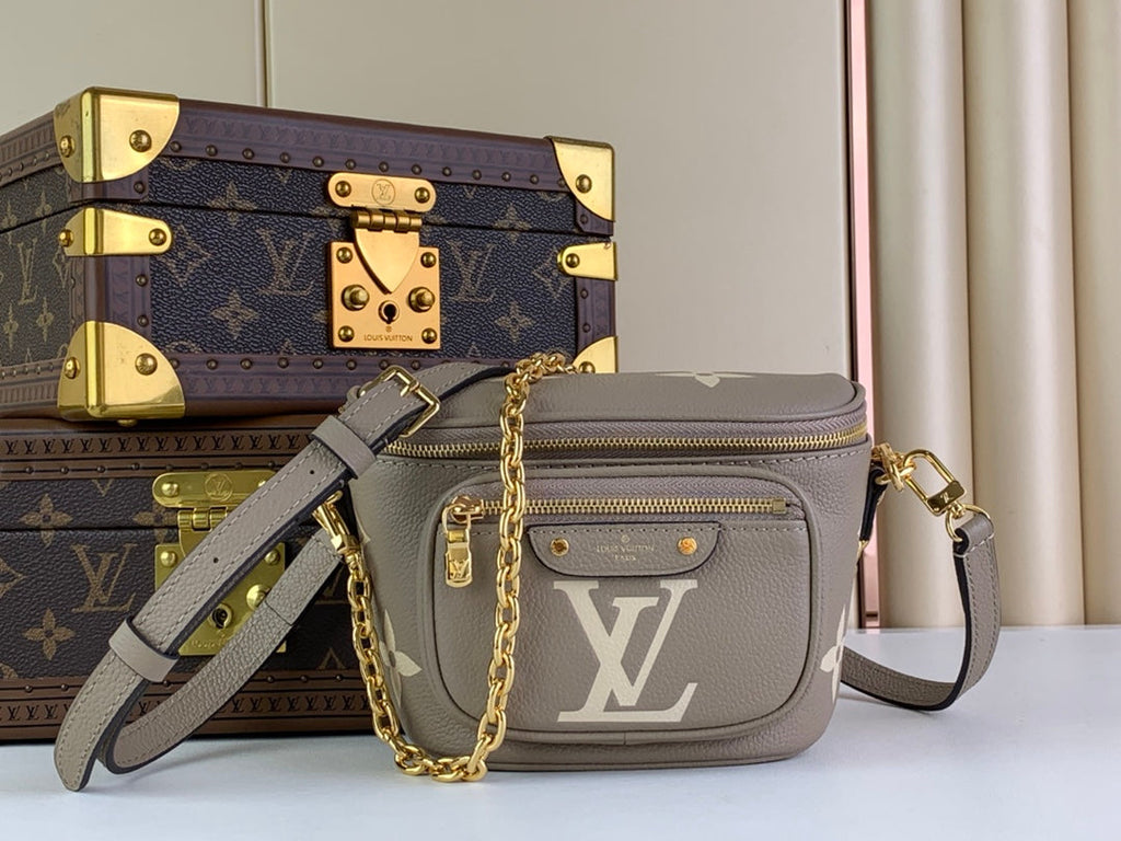 Louis Vuitton Mini Bumbag M82347 Gradient Gray leather