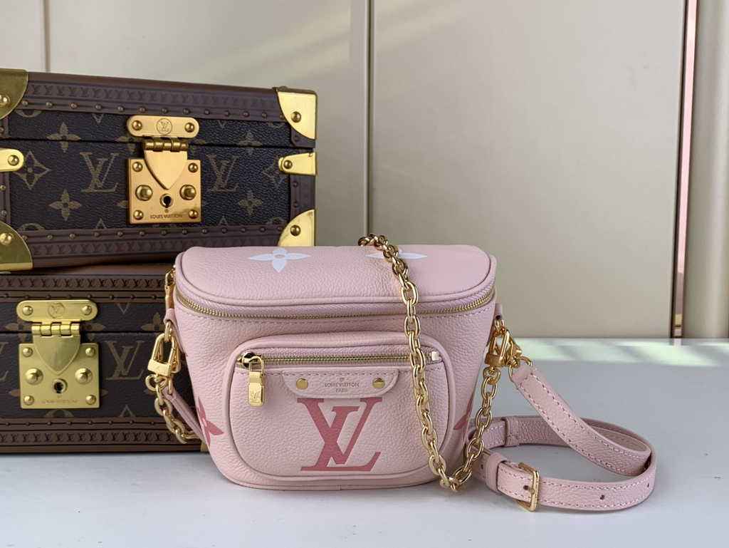 Louis Vuitton Mini Bumbag M82347 Gradient Pink Monogram leather
