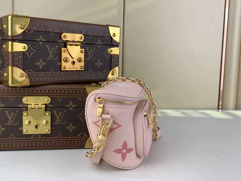 Louis Vuitton Mini Bumbag M82347 Gradient Pink Monogram leather