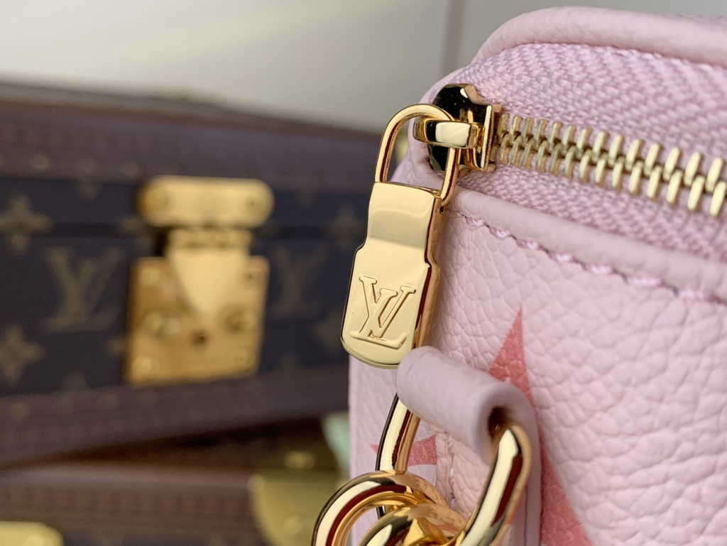 Louis Vuitton Mini Bumbag M82347 Gradient Pink Monogram leather