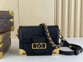 Louis Vuitton Mini Dauphine Shoulder Bag M22597 Black - Default Title - View 1