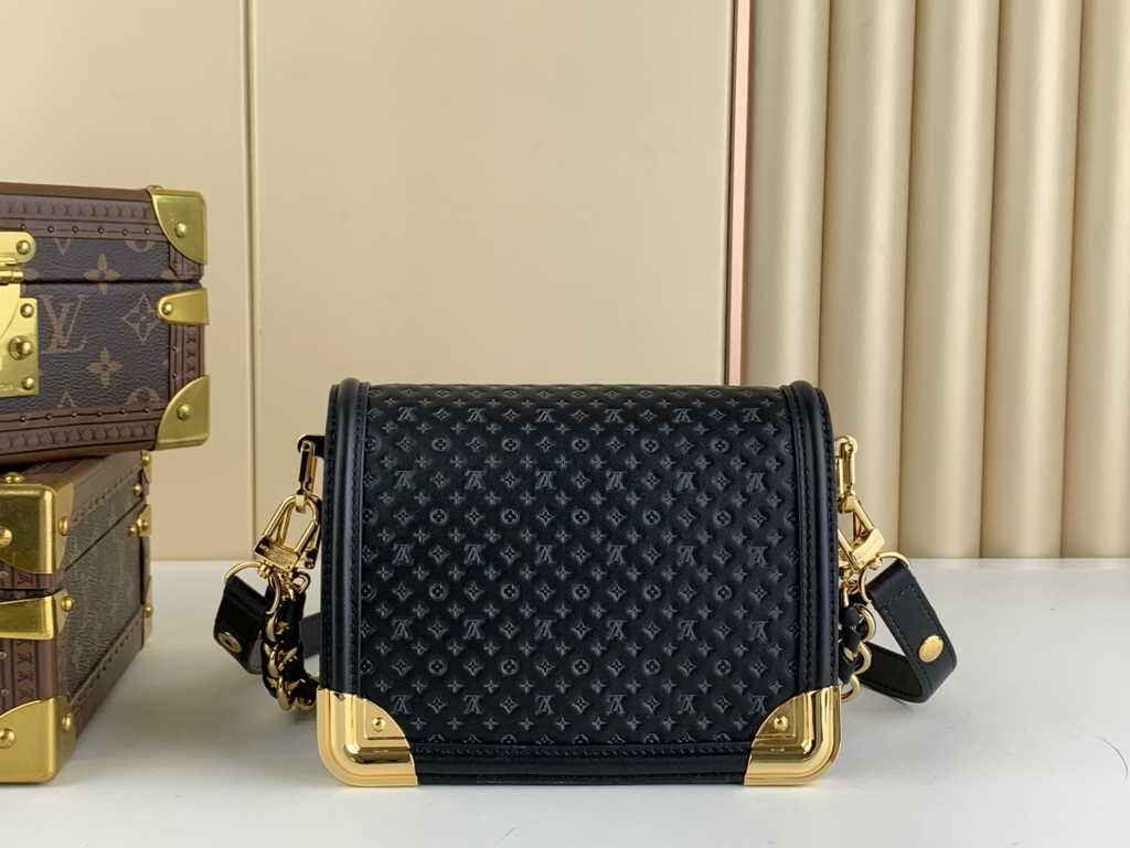 Louis Vuitton Mini Dauphine Shoulder Bag M22597 Black - Default Title - View 3