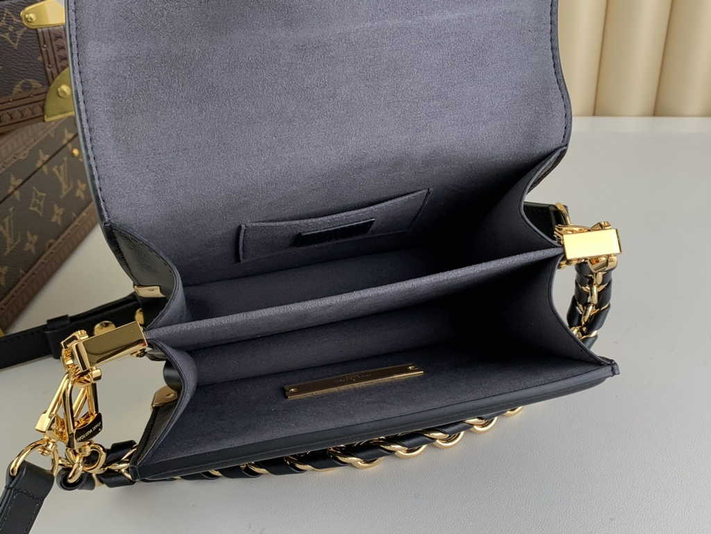 Louis Vuitton Mini Dauphine Shoulder Bag M22597 Black - Default Title - View 7
