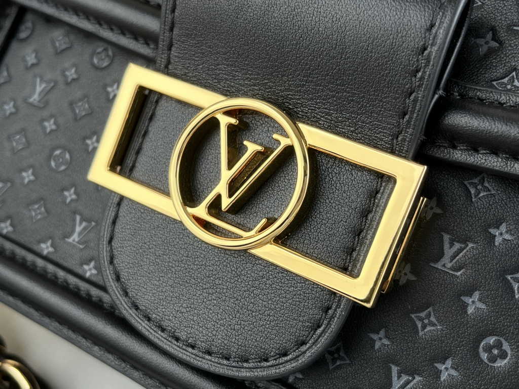 Louis Vuitton Mini Dauphine Shoulder Bag M22597 Black - Default Title - View 9