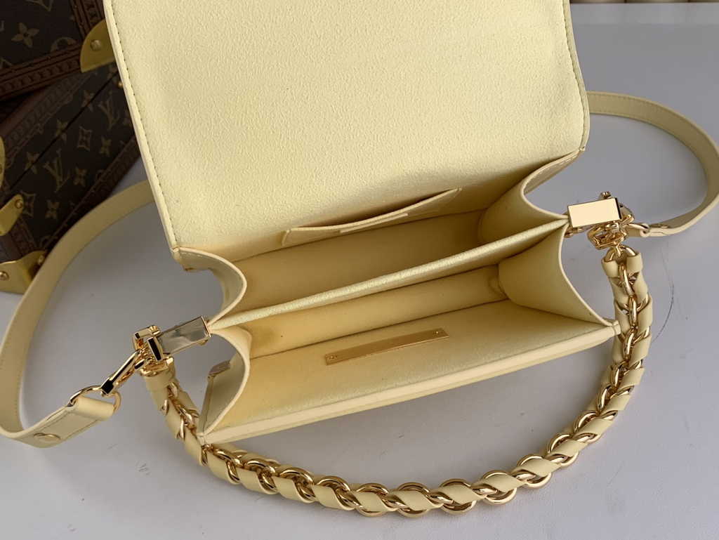 Louis Vuitton Mini Dauphine Shoulder Bag M22597 Yellow - Default Title - View 8