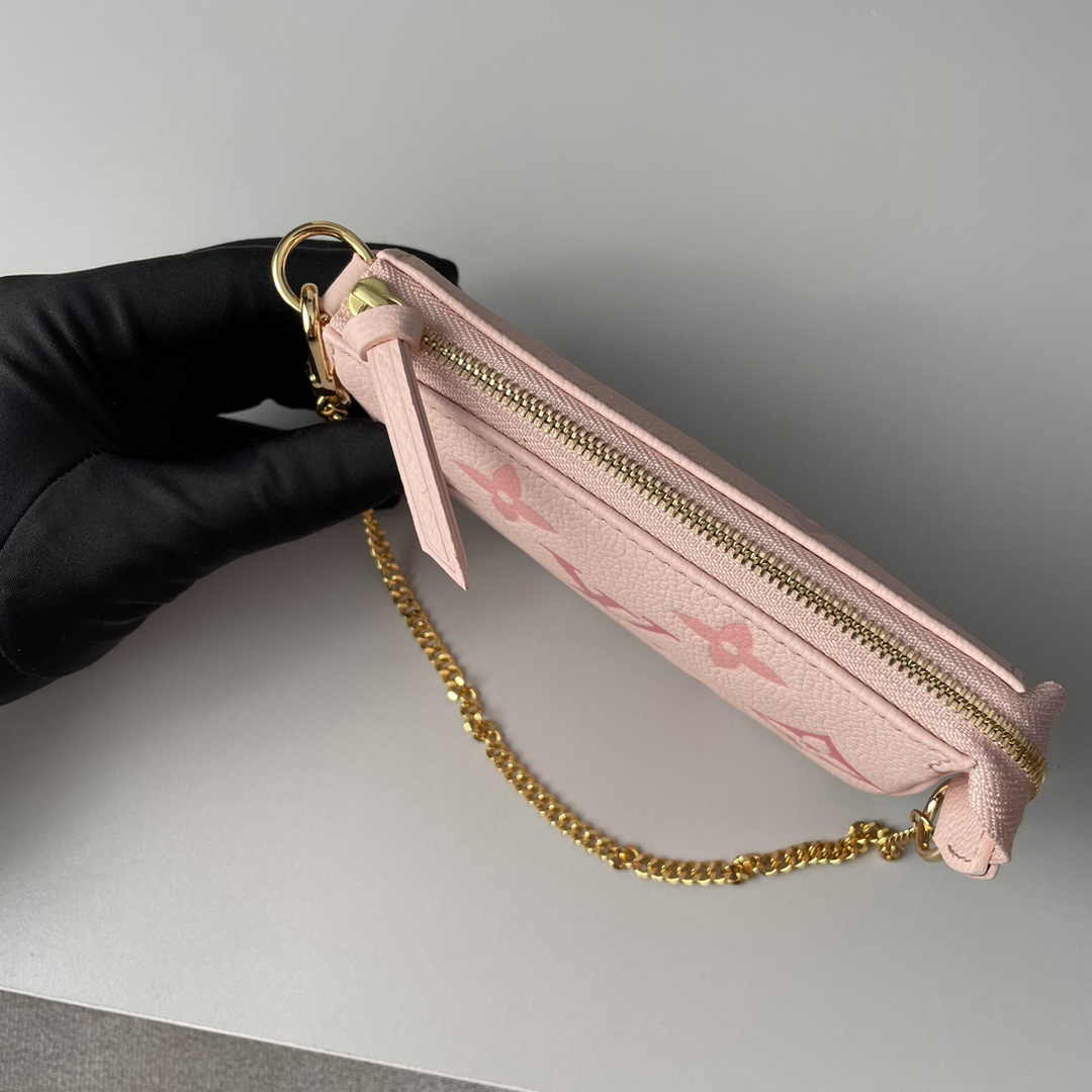 Louis Vuitton Mini Pochette Accessoires M80501 Pink Leather - Default Title - View 5