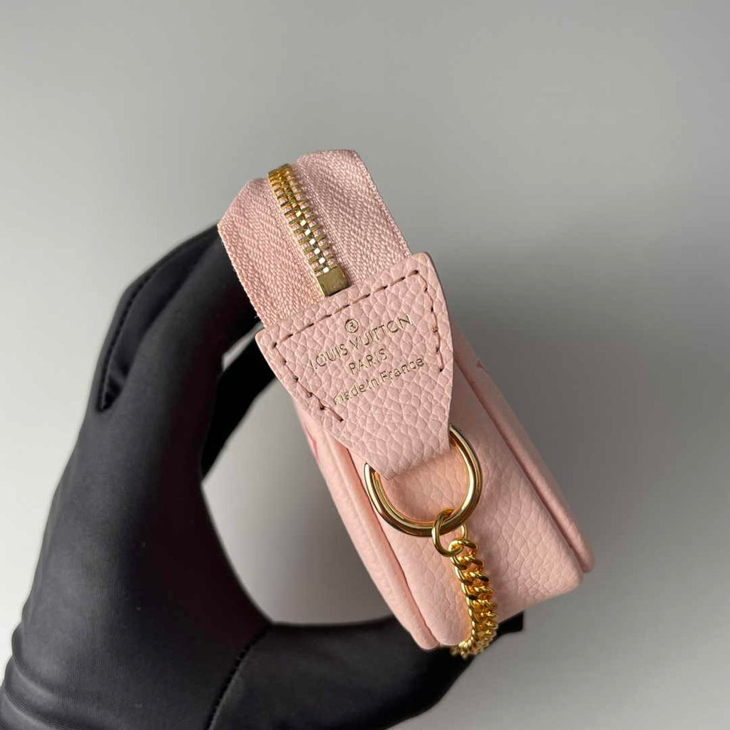 Louis Vuitton Mini Pochette Accessoires M80501 Pink Leather - Default Title - View 6