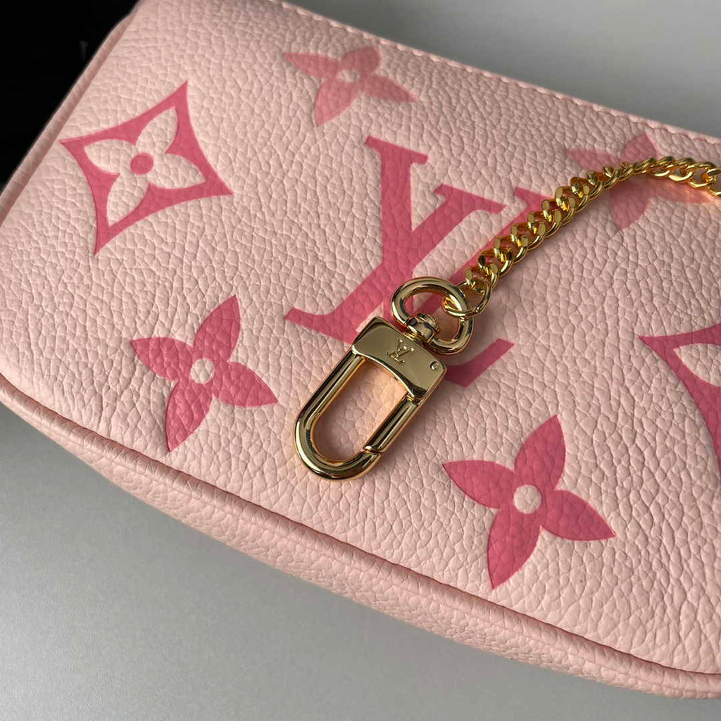 Louis Vuitton Mini Pochette Accessoires M80501 Pink Leather - Default Title - View 7