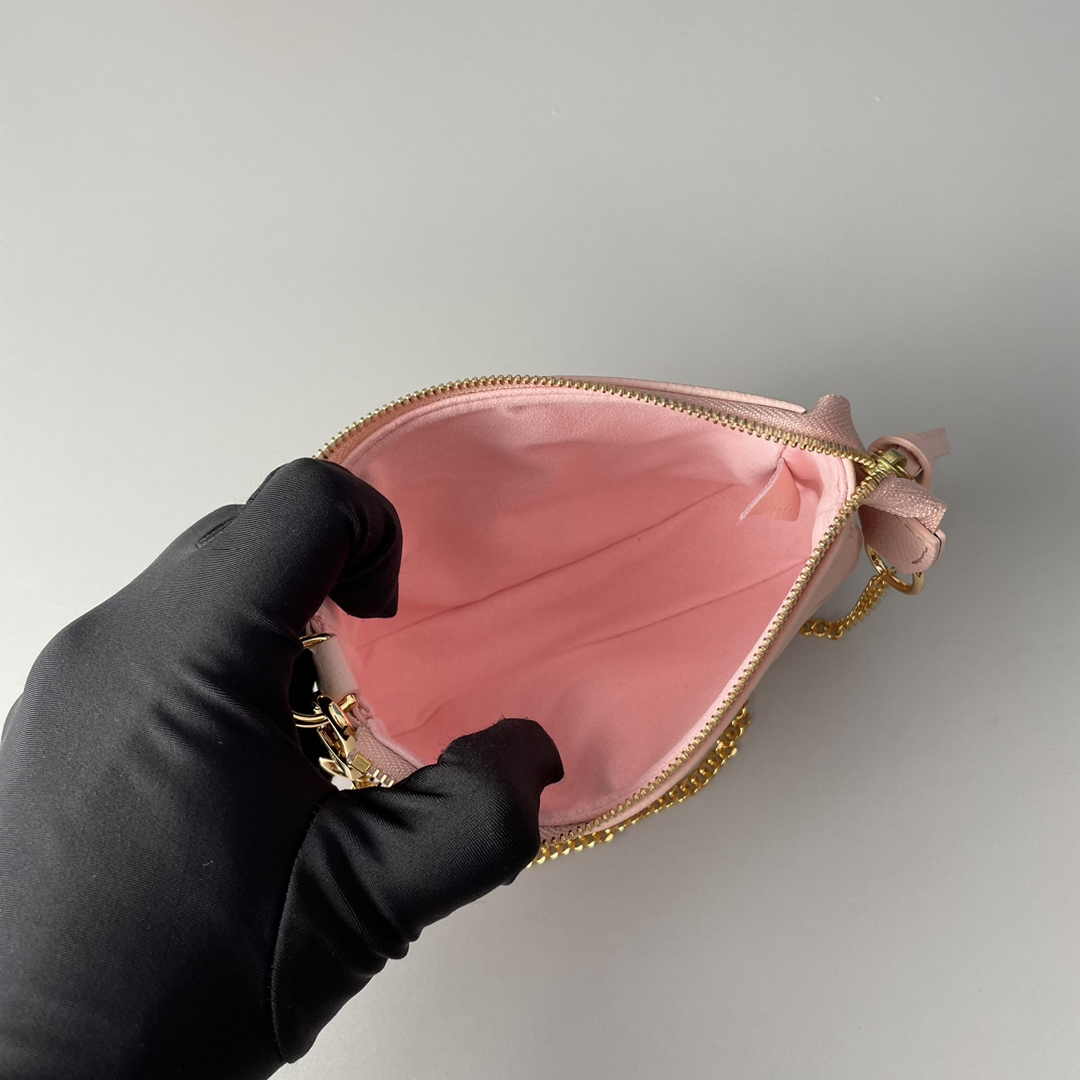 Louis Vuitton Mini Pochette Accessoires M80501 Pink Leather - Default Title - View 9