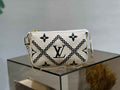 Louis Vuitton Mini Pochette Accessoires M81140 White Leather - Default Title - View 1