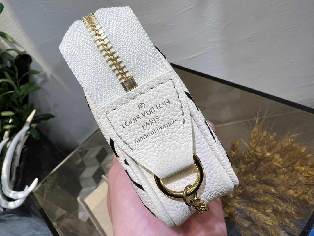 Louis Vuitton Mini Pochette Accessoires M81140 White Leather - Default Title - View 6