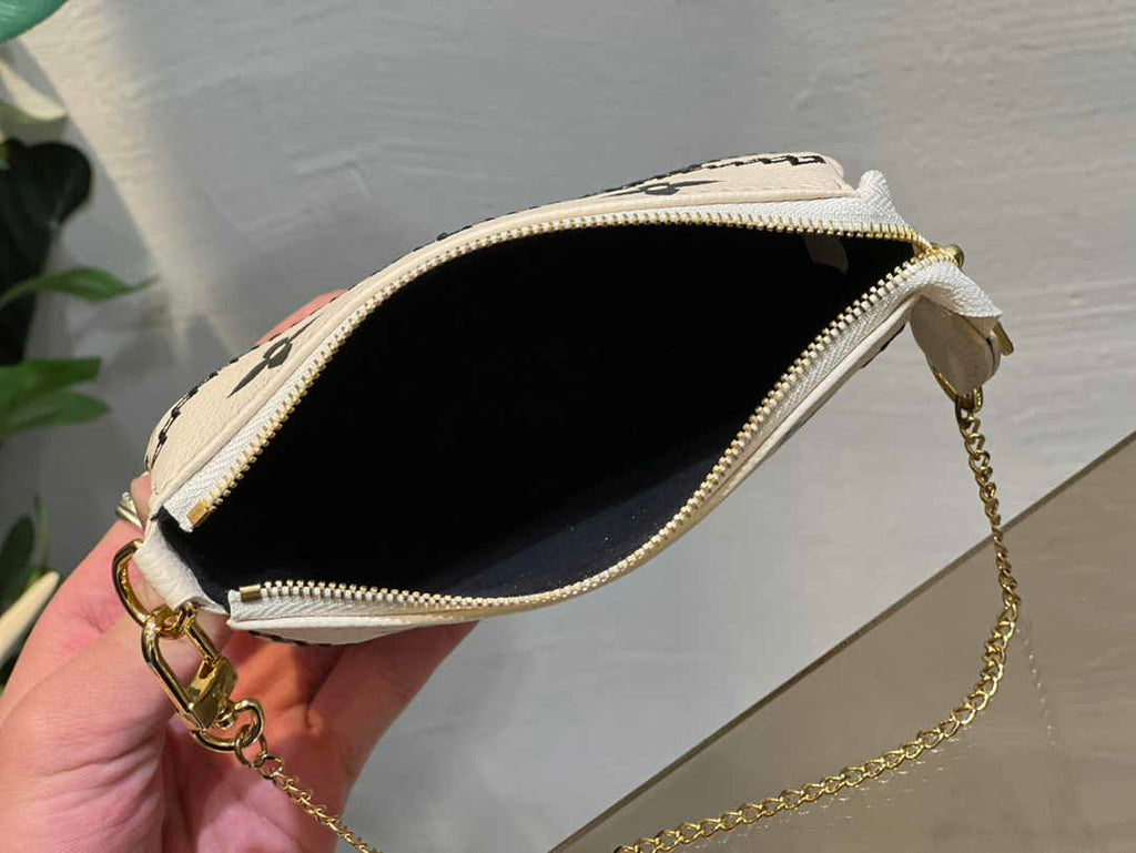 Louis Vuitton Mini Pochette Accessoires M81140 White Leather - Default Title - View 9