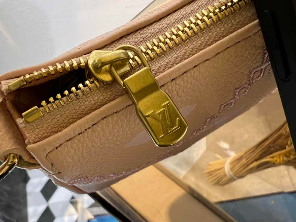 Louis Vuitton Mini Pochette Accessoires M81140 Apricot Leather - Default Title - View 8