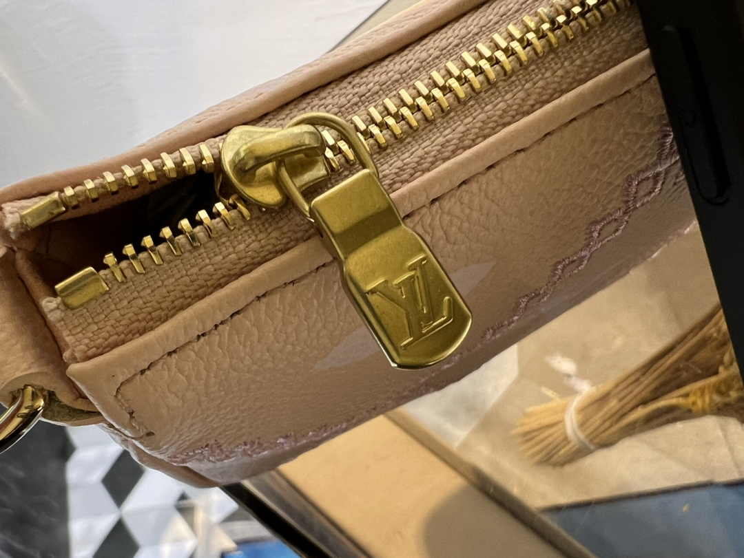 Louis Vuitton Mini Pochette Accessoires M81140 Apricot Leather - Default Title - View 8