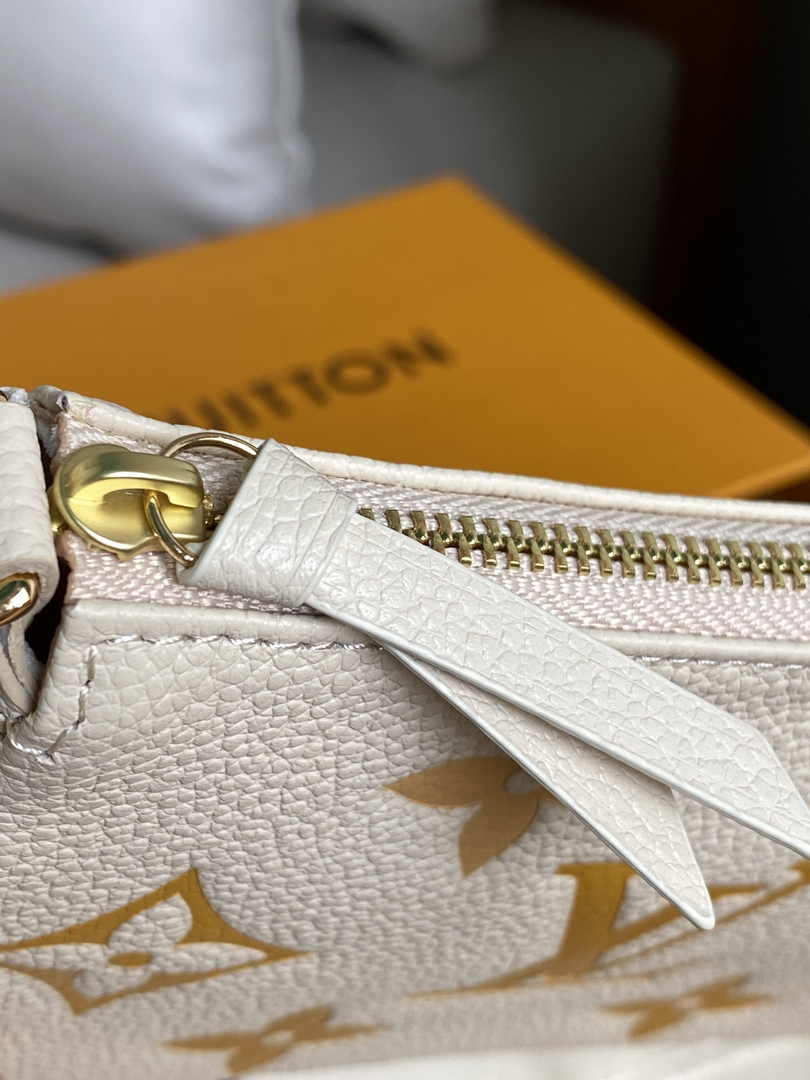 Louis Vuitton Mini Pochette Accessoires M80732 Beige Leather - Default Title - View 8