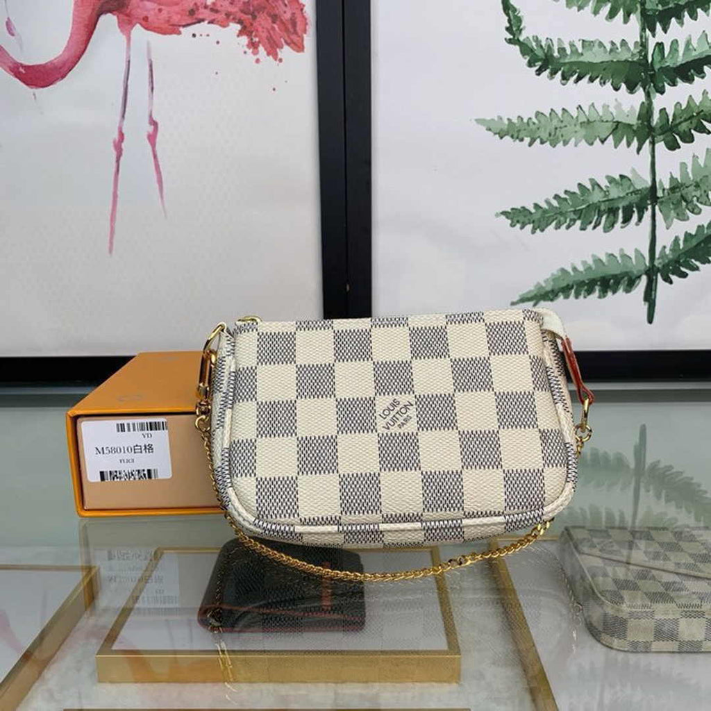 Louis Vuitton Mini Pochette Accessoires N58010 Damier Azur canvas - Default Title - View 7