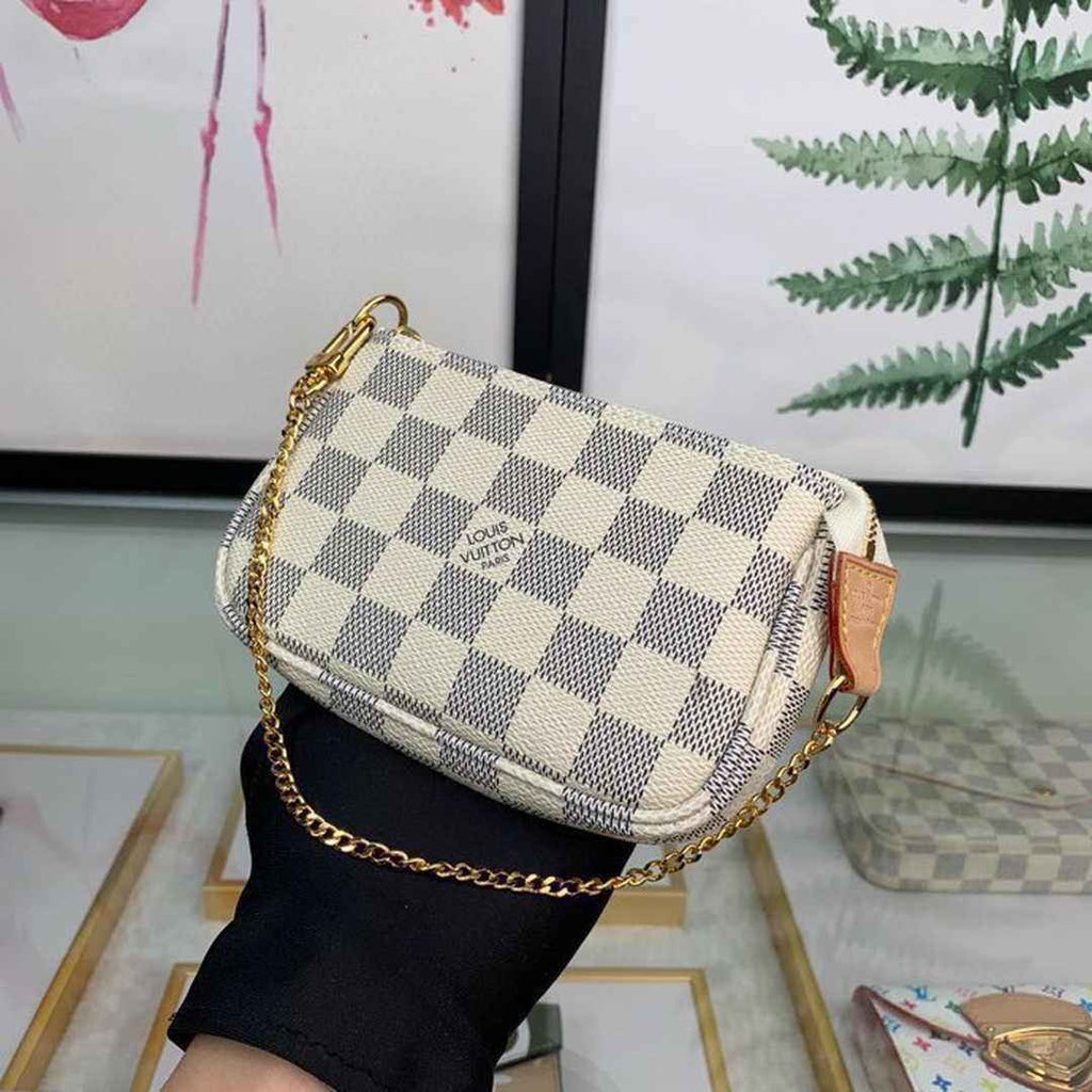 Louis Vuitton Mini Pochette Accessoires N58010 Damier Azur canvas - Default Title - View 2