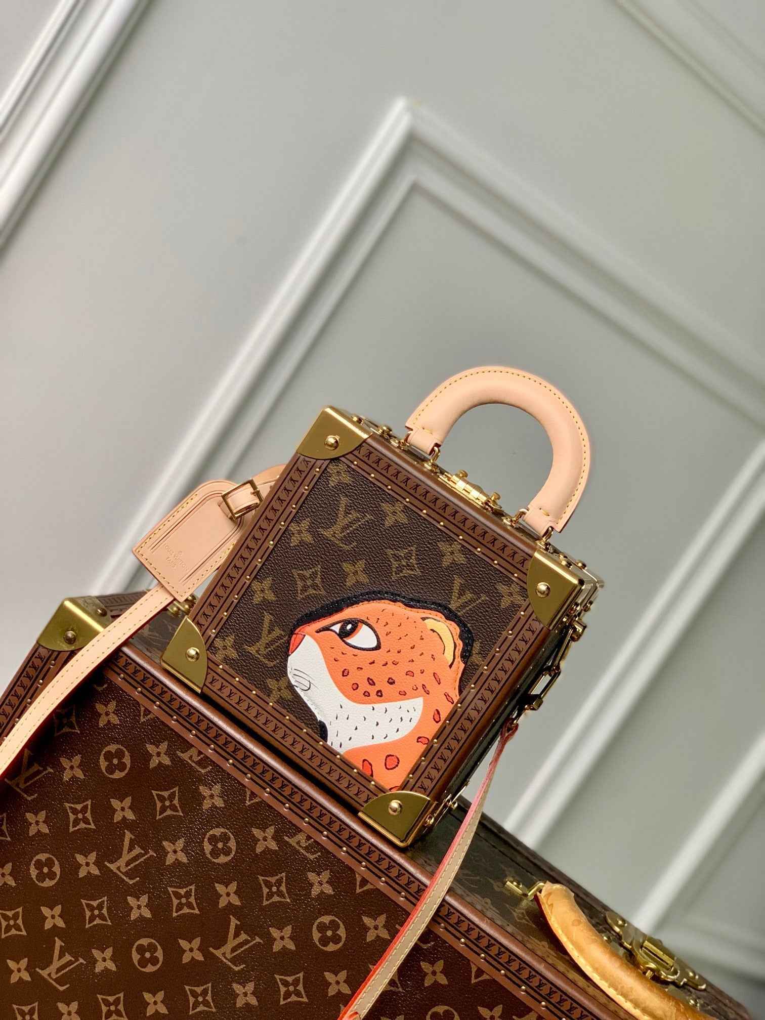 Louis Vuitton Mini Square Trunk Dalmatien M11210 - Default Title - View 1