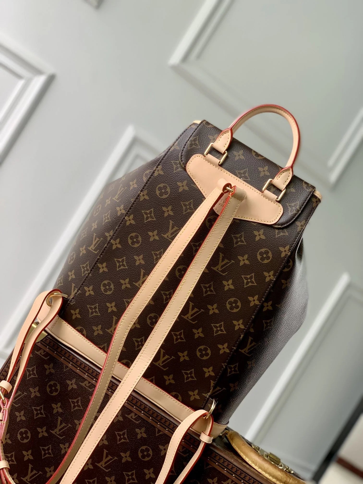 Louis Vuitton Montsouris MM Backpack, M11197 Monogram canvas