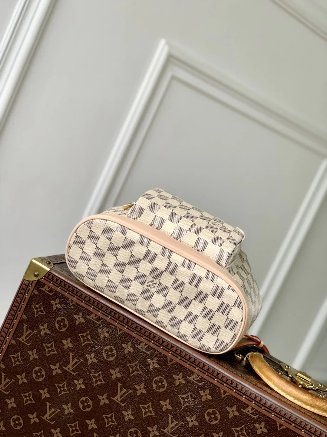 Louis Vuitton Montsouris PM Bag Damier Azur N00120