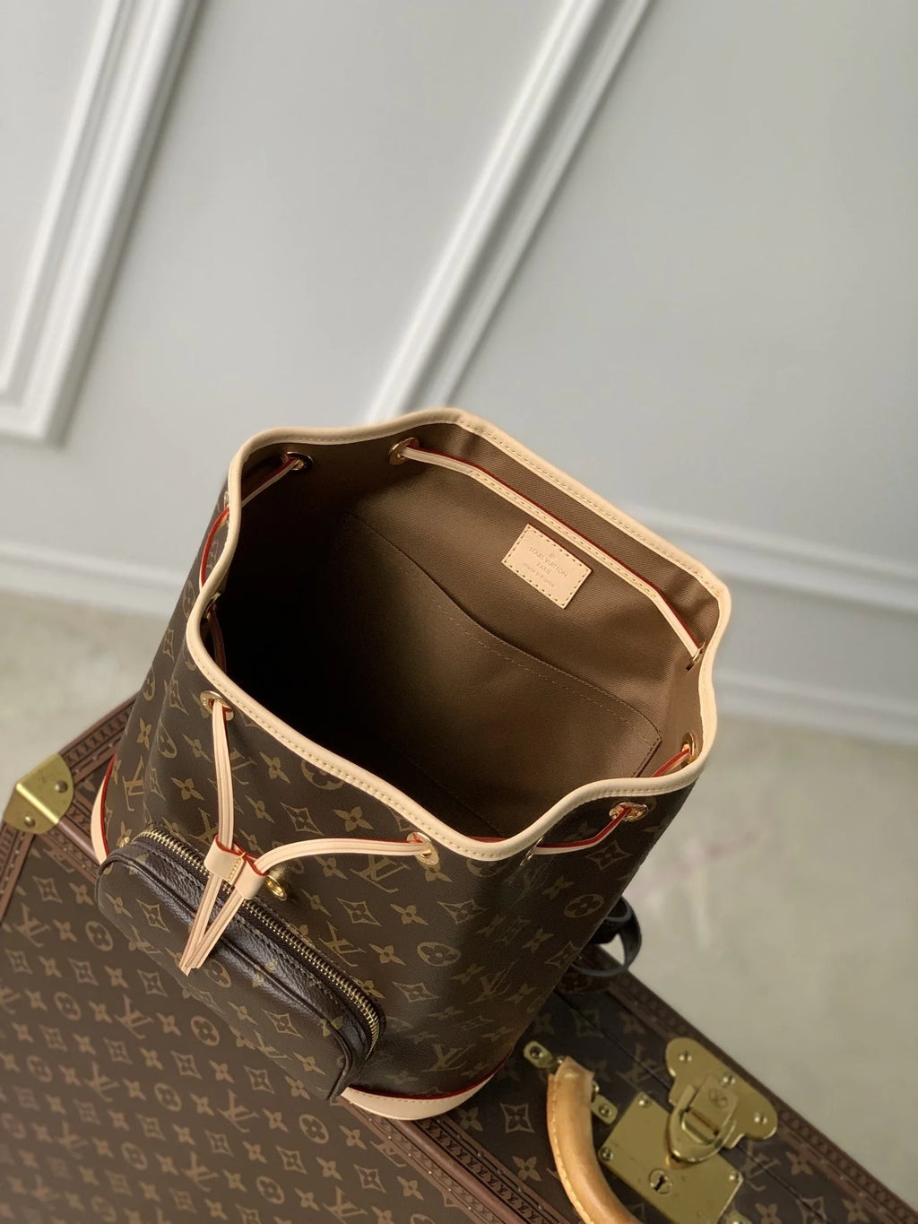 Louis Vuitton Montsouris PM Backpack M11198 LV Monogram