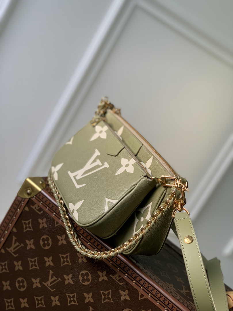 Louis Vuitton Multi Pochette M22670 Monogram Empreinte Leather - Default Title - View 3
