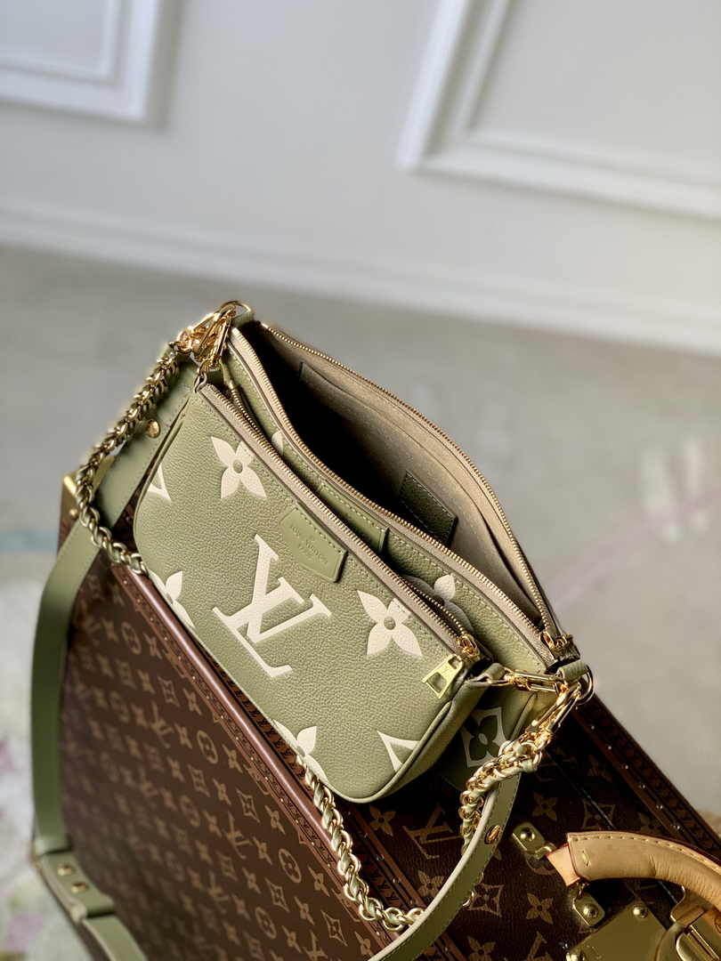 Louis Vuitton Multi Pochette M22670 Monogram Empreinte Leather - Default Title - View 7