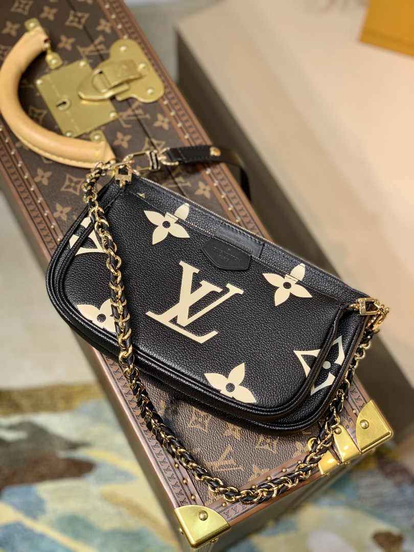 Louis Vuitton Multi Pochette M45777 Monogram Empreinte Leather