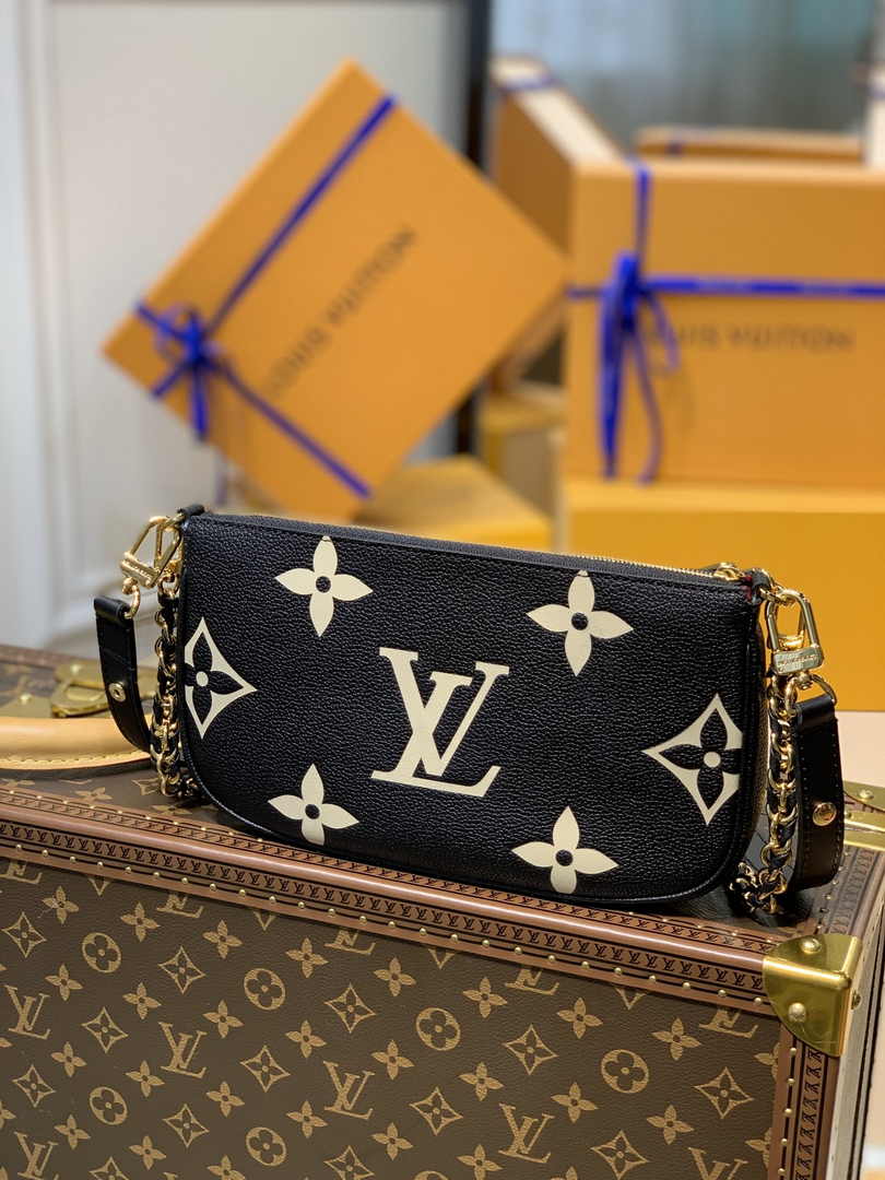Louis Vuitton Multi Pochette M45777 Monogram Empreinte Leather - Default Title - View 2