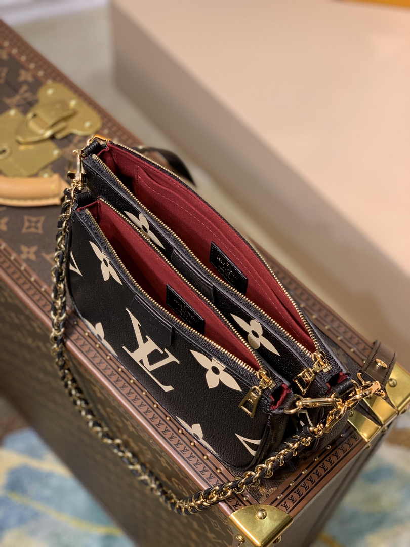 Louis Vuitton Multi Pochette M45777 Monogram Empreinte Leather - Default Title - View 9