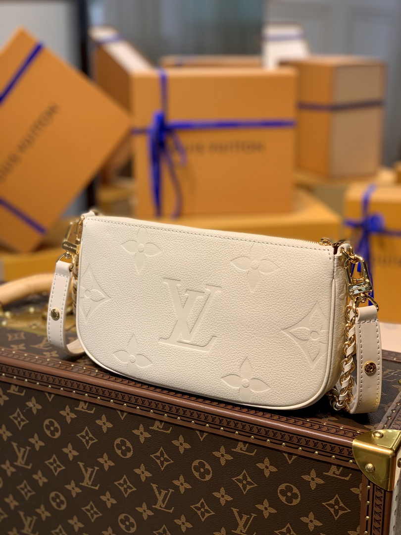 Louis Vuitton Multi Pochette M46568 Monogram Empreinte Leather - Default Title - View 2