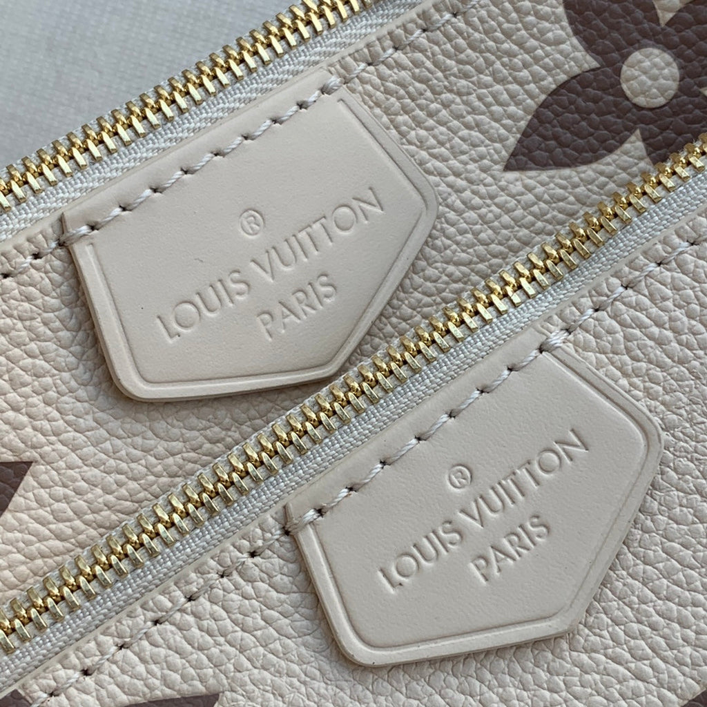 Louis Vuitton Multi Pochette M80399 Beige Monogram Leather - Default Title - View 5