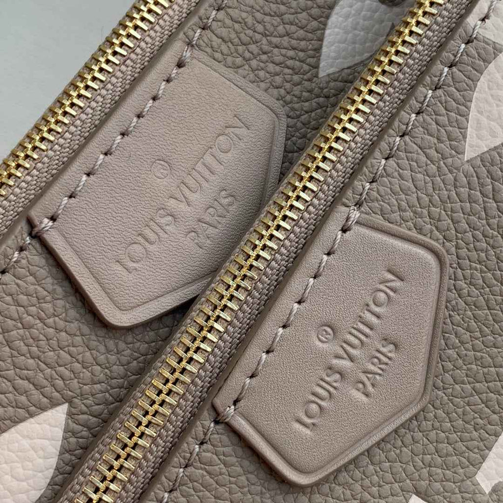 Louis Vuitton Multi Pochette M80399 Gray Monogram Leather
