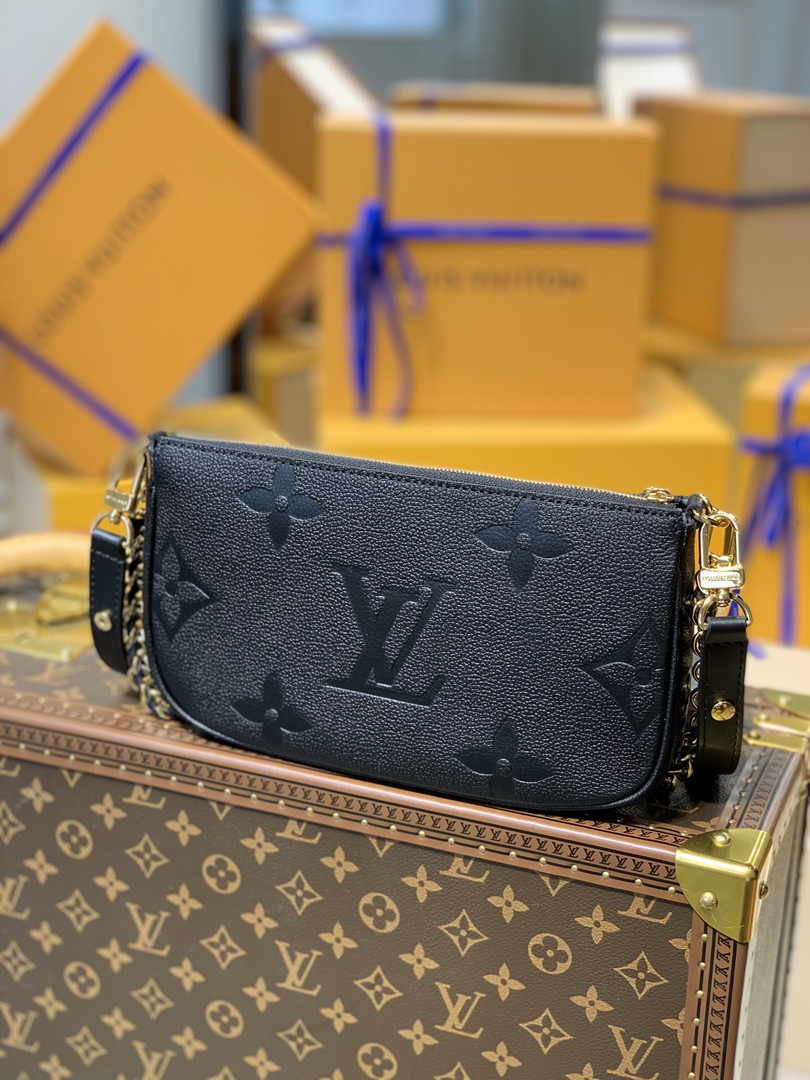 Louis Vuitton Multi Pochette M80399 Monogram Empreinte Leather - Default Title - View 2