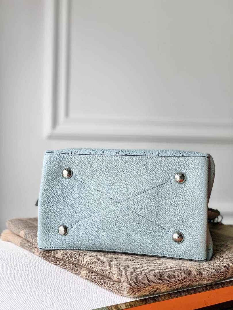 Louis Vuitton Muria Bucket Bag M55906 - Blue Leather Handbag