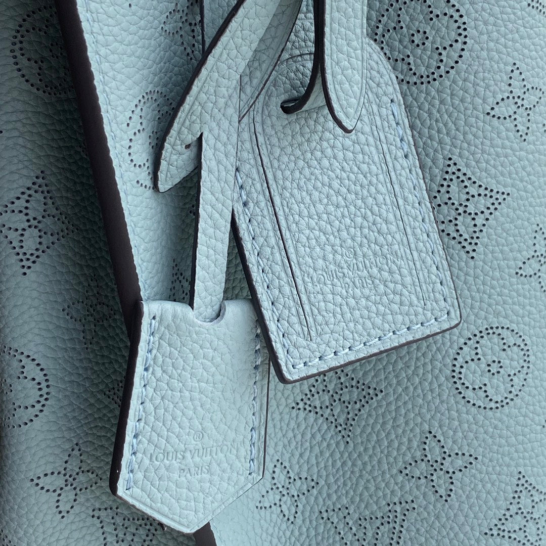 Louis Vuitton Muria Bucket Bag M55906 - Blue Leather Handbag
