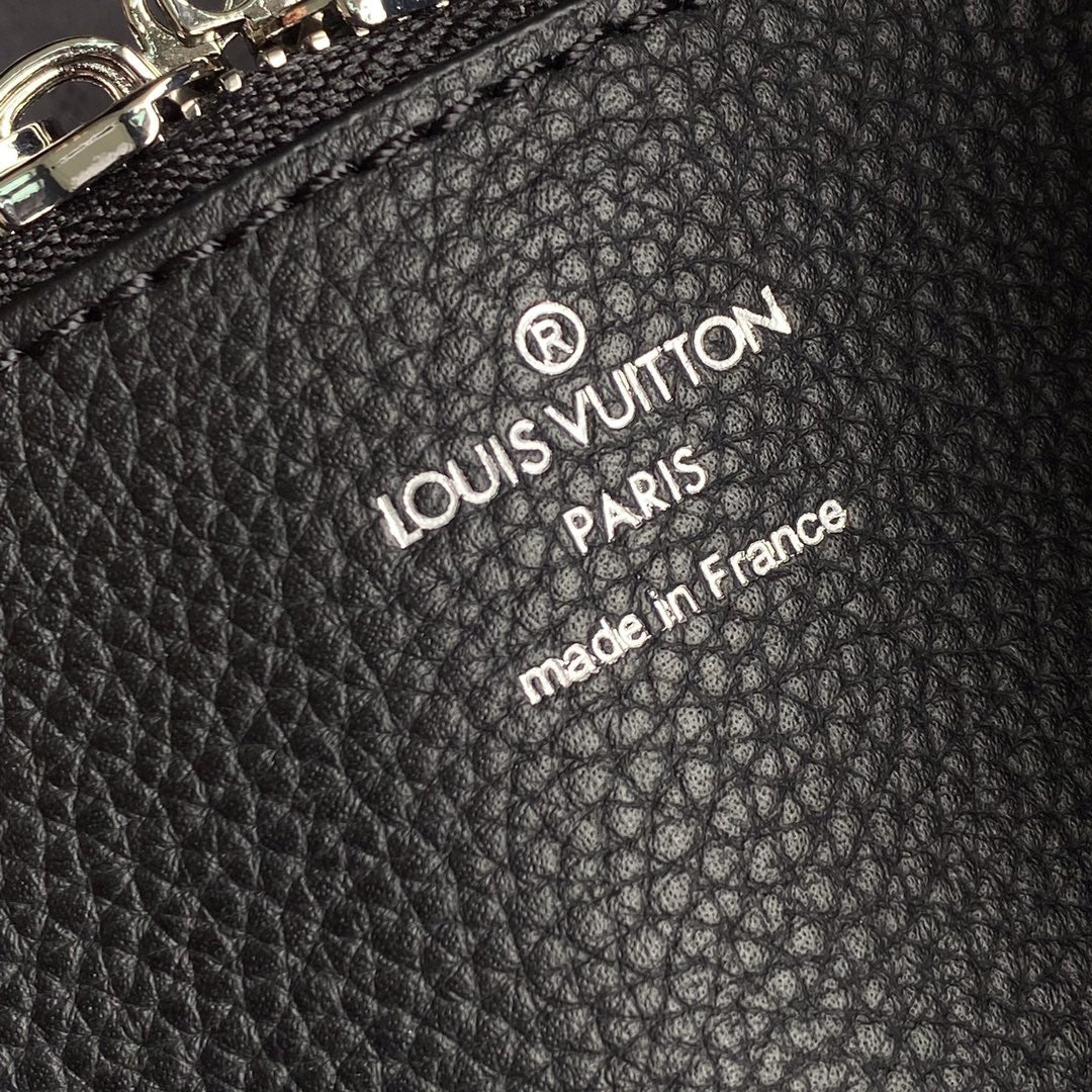 Louis Vuitton Muria Bucket Bag M55800 - Black Leather Handbag
