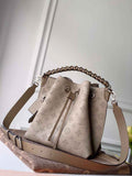 Louis Vuitton Muria Bucket Bag M55799 - Gray Leather Handbag